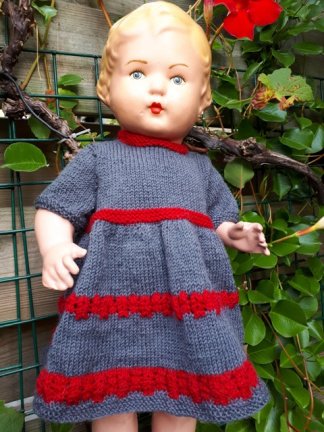 BREIPATROON P-5020 Jurkje uit 1950 voor pop 50cm - nr. 1