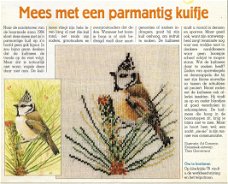 Borduurpatroon de Mees uit de Margriet serie Handig