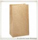 Papieren zakken met blokbodem bruin 24x10cm 100 stuks - 1 - Thumbnail