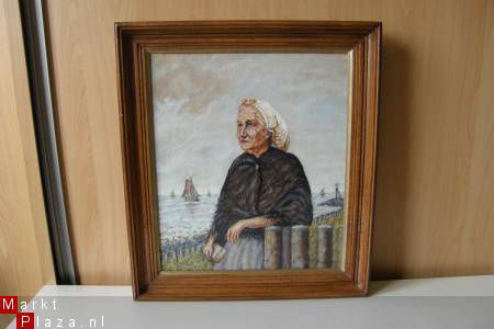 Gesigneerd schilderij op doek in lijst. Zie foto's. - nr. 1