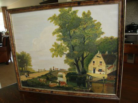 Schilderij op linnen - door: G. Horsman '86. - Afbeelding 3