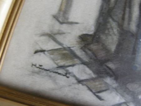 Vier zingende kinderen - Hummel tekening in lijst met.... - Afbeelding 2