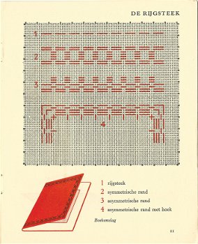 Borduurboekje Het abc van de versieringskunst 1e druk 1954 - 3