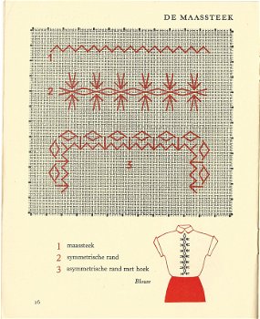 Borduurboekje Het abc van de versieringskunst 1e druk 1954 - 4