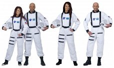 Astronaut jumpsuit wit maat S M L