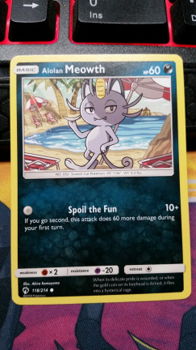 Alolan Meowth 118/214 Lost Thunder - 1