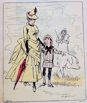Petit Journal pour Rire [c 1886] nr 540 t/m 591 Satire - 1