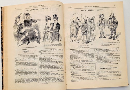 Petit Journal pour Rire [c 1886] nr 540 t/m 591 Satire - 7
