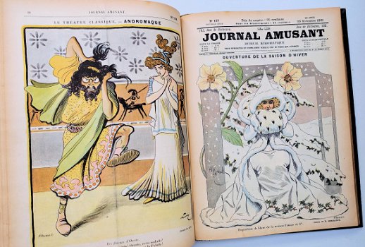 Le Journal Amusant JAARGANG 1901 Art Nouveau Satire - 2