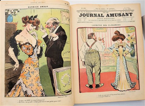 Le Journal Amusant JAARGANG 1901 Art Nouveau Satire - 8