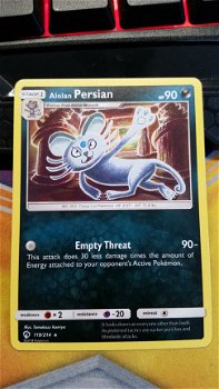 Alolan Persian 119/214 Rare Lost Thunder - 1