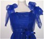 Lange strapless feestjurk koningsblauw 158/164/170 - 4 - Thumbnail