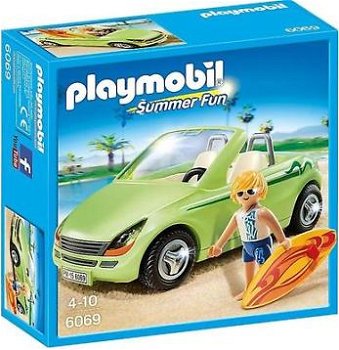 Playmobil 6069 Cabrio met surfer - 1