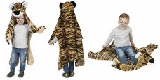 Cozy tiger rug Cape m/Kap