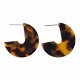 luipaard mode trend animalprint oorhangers leopard oorbellen schildpad acryl 1001oorbellen - 4 - Thumbnail