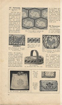 Antiek borduurboekje Kruissteek van Beyers Handwerkboeken serie H no. 12 - 3