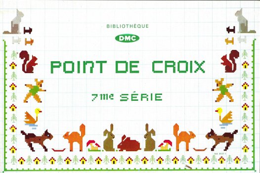 DMC Borduurboekje Point de croix 7me Serie - 1
