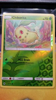 Chikorita 6/214 (reverse) Lost Thunder - 1