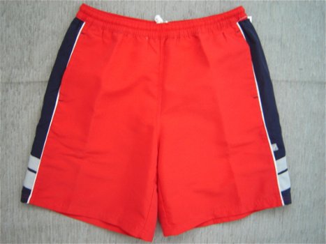 Nieuw Stoer Rucanor Zwem / VT Short maat 176 Rood/Navy - 1