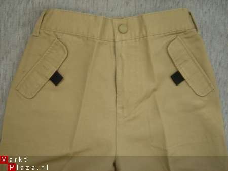 Nieuwe Stoere Rucanor 7/8 Broek maat 140 Camel - 4