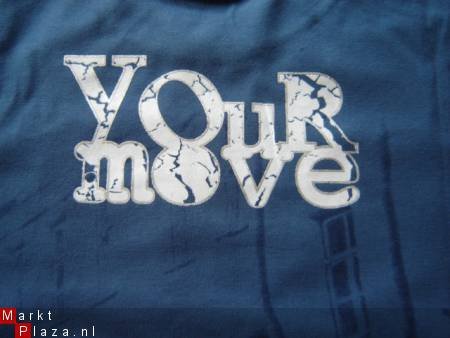 Stoer Jongens T-Shirt YOUR MOVE maat 12 - 5
