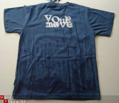 Stoer Jongens T-Shirt YOUR MOVE maat 10 - 7