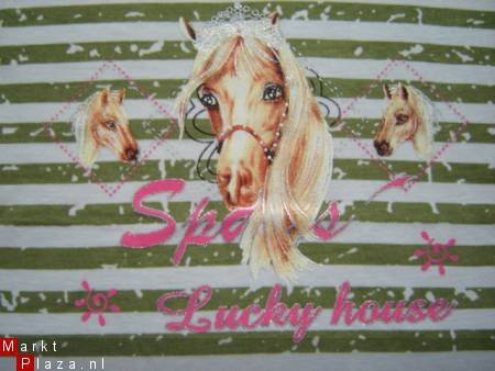 LEUK T-Shirt met paarden print maat 146/152 - 2