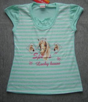 LEUK T-Shirt met paarden print maat 140/146 - 1