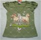 LEUK T-Shirt met paarden print maat 104/110 - 1 - Thumbnail