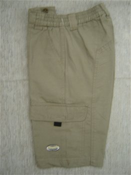 Nieuwe Stoere Rucanor Worker Bermuda maat 164 Khaki - 1