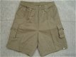 Nieuwe Stoere Rucanor Worker Bermuda maat 140 Khaki - 1 - Thumbnail