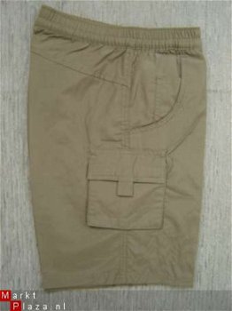 Nieuwe Stoere Rucanor Worker Bermuda maat 140 Khaki - 4