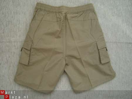 Nieuwe Stoere Rucanor Worker Bermuda maat 128 Khaki - 3