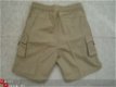 Nieuwe Stoere Rucanor Worker Bermuda maat 128 Khaki - 3 - Thumbnail