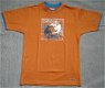 Nieuw Stoer Jongens T-Shirt maat 140 Oranje - 1 - Thumbnail