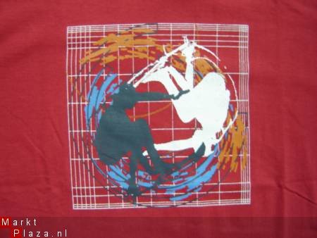 Nieuw Stoer Jongens T-Shirt maat 116 Rood - 2
