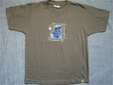 Nieuw Jongens  T-Shirt  maat 140  Khaki