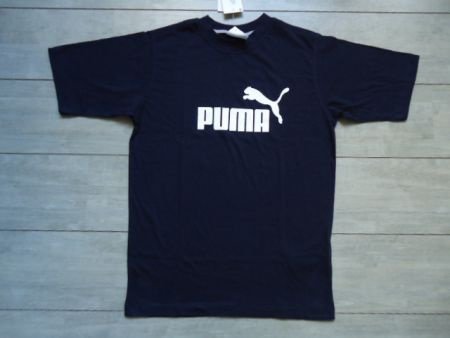 PUMA Jongens T-Shirt Marine maat 152 - 1