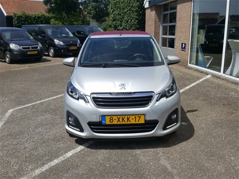 Peugeot 108 - TOP ACTIVE 1.0 eVTi 68pk 5D EL.VOUWDAK ROUGE, AIRCO, BLUETOOTH - 1