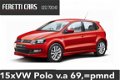 Volkswagen Polo - LET OP WEER NIEUWE VW POLO'S BINNEN, BOUWJAREN 2014/15/16 VOOR DE 50/50 DEALS , FI - 1 - Thumbnail