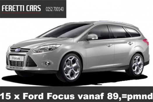 Ford Focus Wagon - 1.6 TDCI Titanium 10X Focus 50/50 DEALS MET VOL LEER DUURSTE UIVOERINGEN - 1