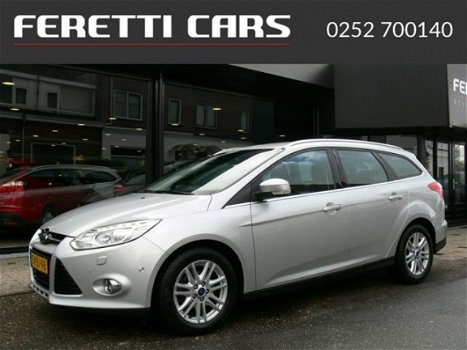 Ford Focus Wagon - 1.6 TDCI Titanium 10X Focus 50/50 DEALS MET VOL LEER DUURSTE UIVOERINGEN - 1