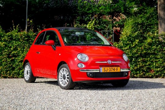 Fiat 500 C - 1.2 met airco, leder en lm wielen - 1