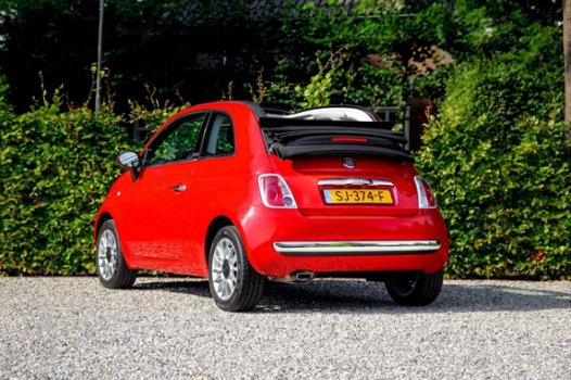 Fiat 500 C - 1.2 met airco, leder en lm wielen - 1