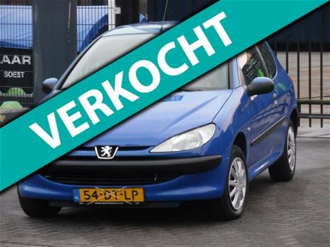 Peugeot 206 - 1.4 XT Nieuwe APK/Airco/NAp/ - 1