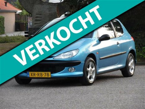 Peugeot 206 - 1.4 XT 2e eigenaar/Apk/NAP/Airco/Rijd super - 1