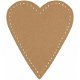 Leerpapier harten naturel 12 cm 4 st hobby hobbymaterialen - 1 - Thumbnail