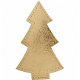 Leerpapier kerstboom naturel 18cm 4 stuks hobbymaterialen - 2 - Thumbnail