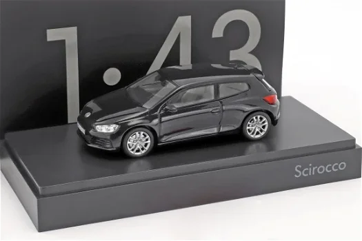 1:43 Norev Volkswagen VW Scirocco Black Magic Pearl 2014 1K8.099.300.Q.C9Z - 1