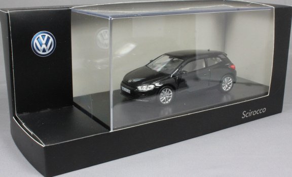 1:43 Norev Volkswagen VW Scirocco Black Magic Pearl 2014 1K8.099.300.Q.C9Z - 2